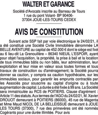 Contenu publication