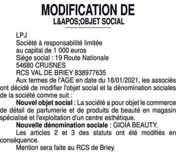 Contenu publication