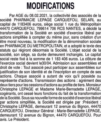 Contenu publication