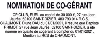 Contenu publication