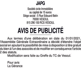 Contenu publication