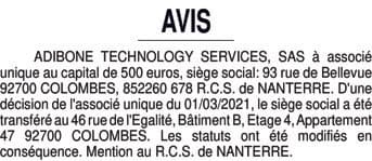 Contenu publication