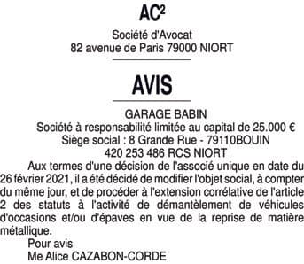 Contenu publication