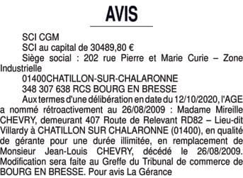 Contenu publication