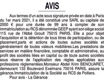 Contenu publication