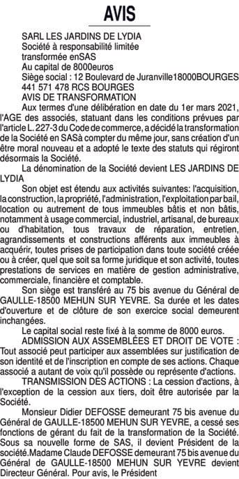 Contenu publication