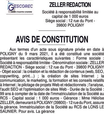 Contenu publication