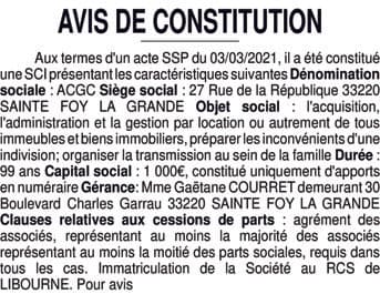 Contenu publication