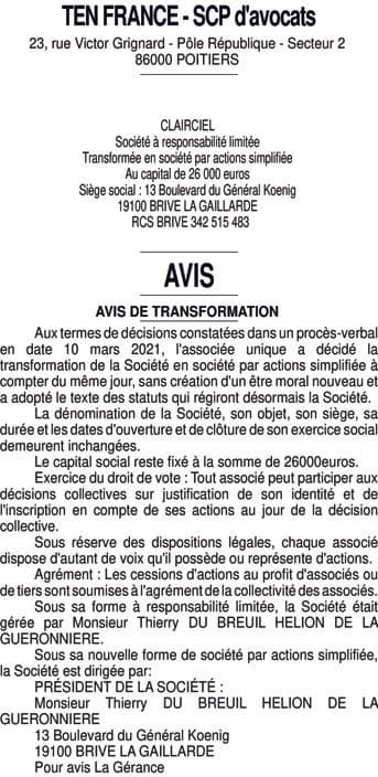 Contenu publication