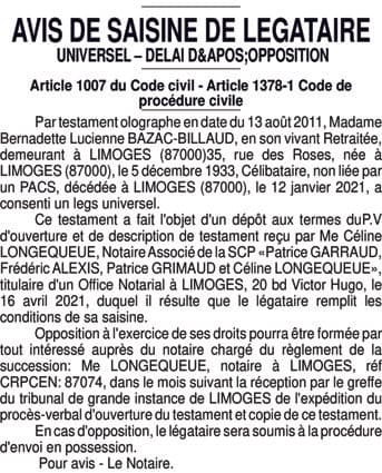 Contenu publication