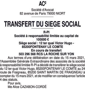 Contenu publication