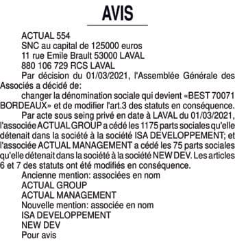 Contenu publication