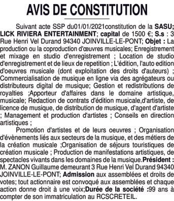 Contenu publication