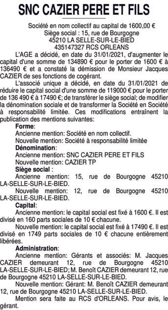 Contenu publication