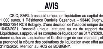 Contenu publication