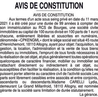 Contenu publication