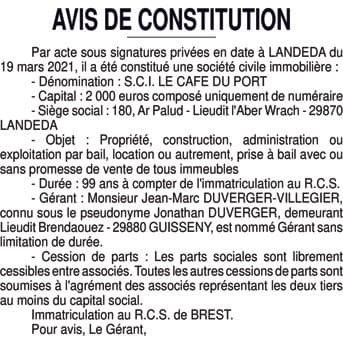 Contenu publication