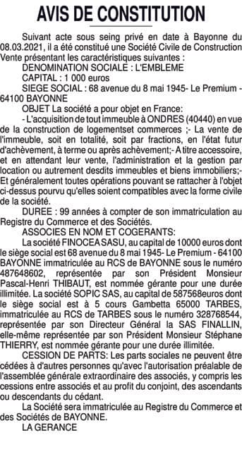 Contenu publication
