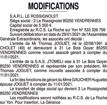 Contenu publication