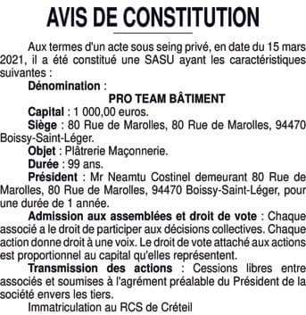 Contenu publication