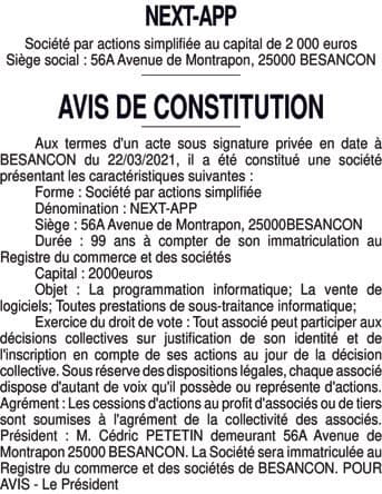 Contenu publication