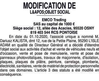 Contenu publication