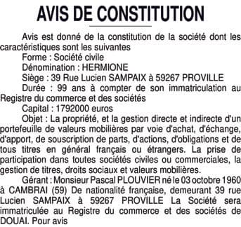 Contenu publication