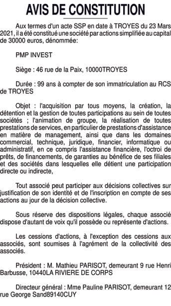 Contenu publication