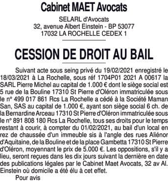Contenu publication