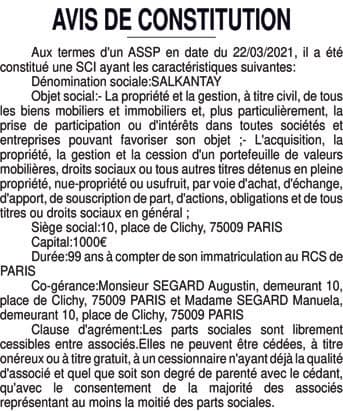 Contenu publication