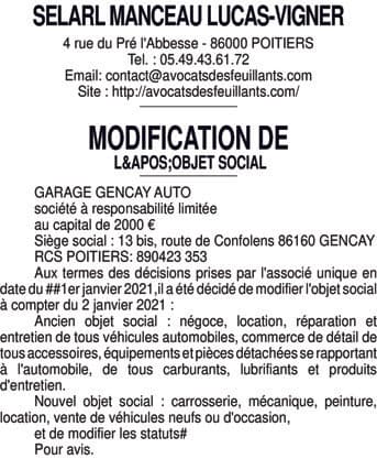 Contenu publication