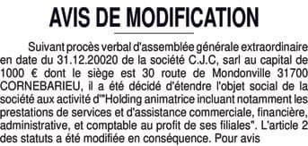 Contenu publication