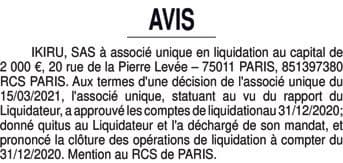 Contenu publication