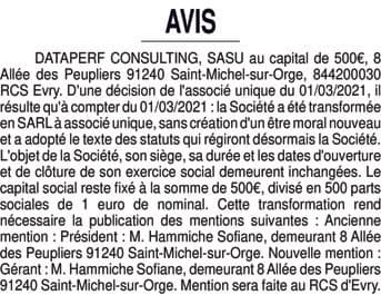 Contenu publication