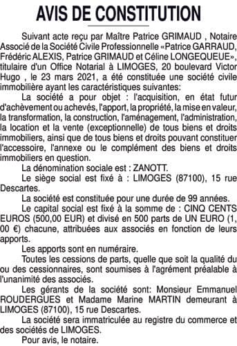 Contenu publication