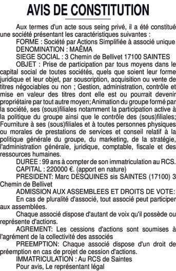 Contenu publication