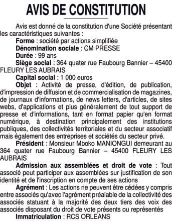 Contenu publication
