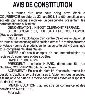 Contenu publication