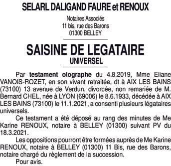 Contenu publication