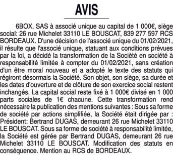 Contenu publication