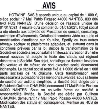 Contenu publication