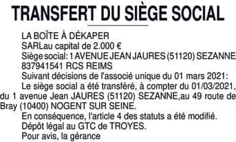 Contenu publication