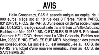 Contenu publication