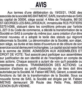Contenu publication