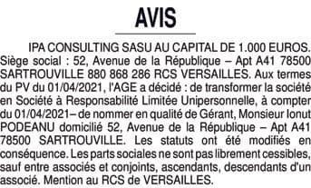 Contenu publication