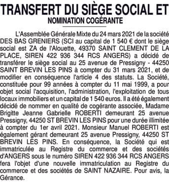 Contenu publication