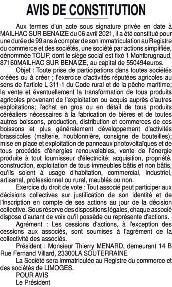 Contenu publication