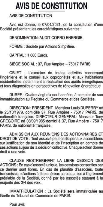 Contenu publication