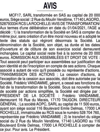 Contenu publication