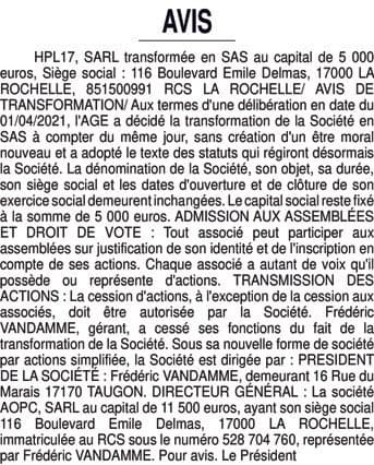 Contenu publication
